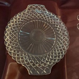 Waterford Waffle Pattern Serving Platter, Vintage